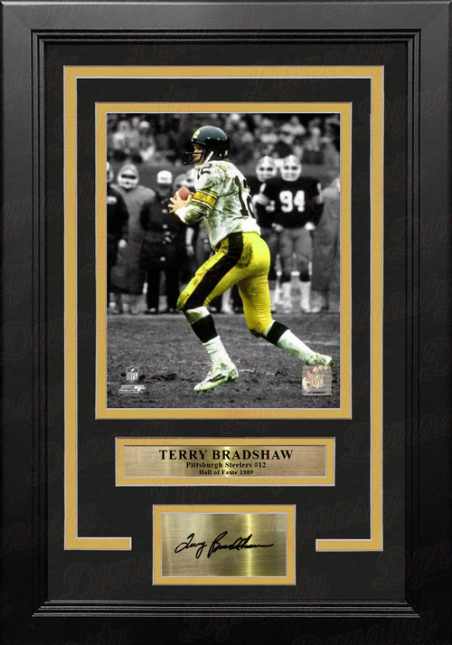 Ben Roethlisberger & Jerome Bettis Pittsburgh Steelers 8x10 Framed Photo  with Engraved Autographs