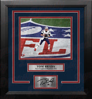 Tom Brady & David Ortiz Signed Boston Strong Patriots & Red Sox 25.5x27.5  Custom Framed Photo Display (SGC COA & TriStar Hologram)