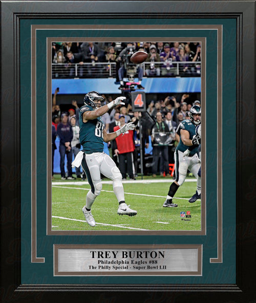 Nick Foles Philadelphia Eagles Super Bowl LII Philly Special TD Catch 8x10  Framed Football Photo