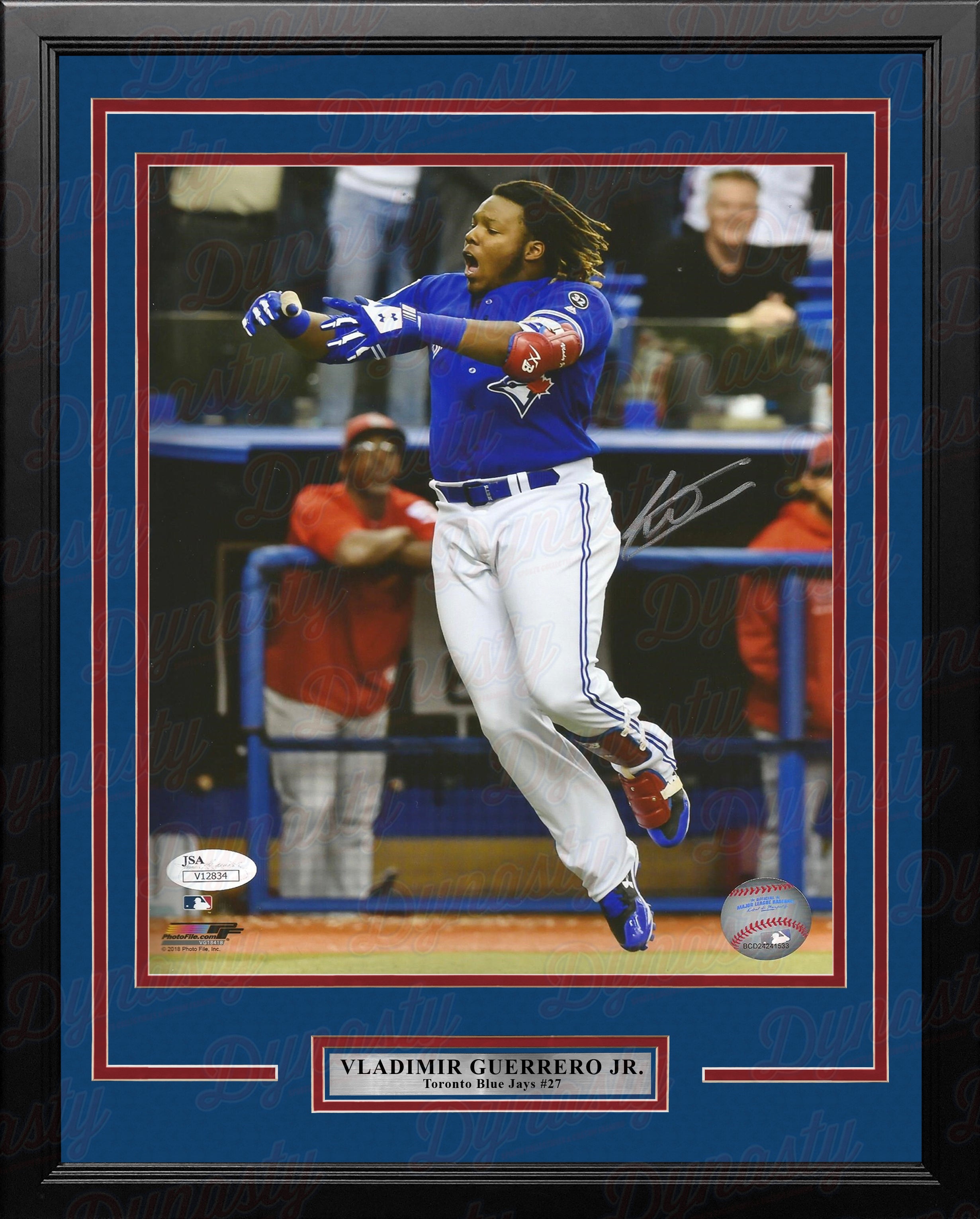 Vladimir Guerrero, Jr. Fielding Toronto Blue Jays Autographed MLB