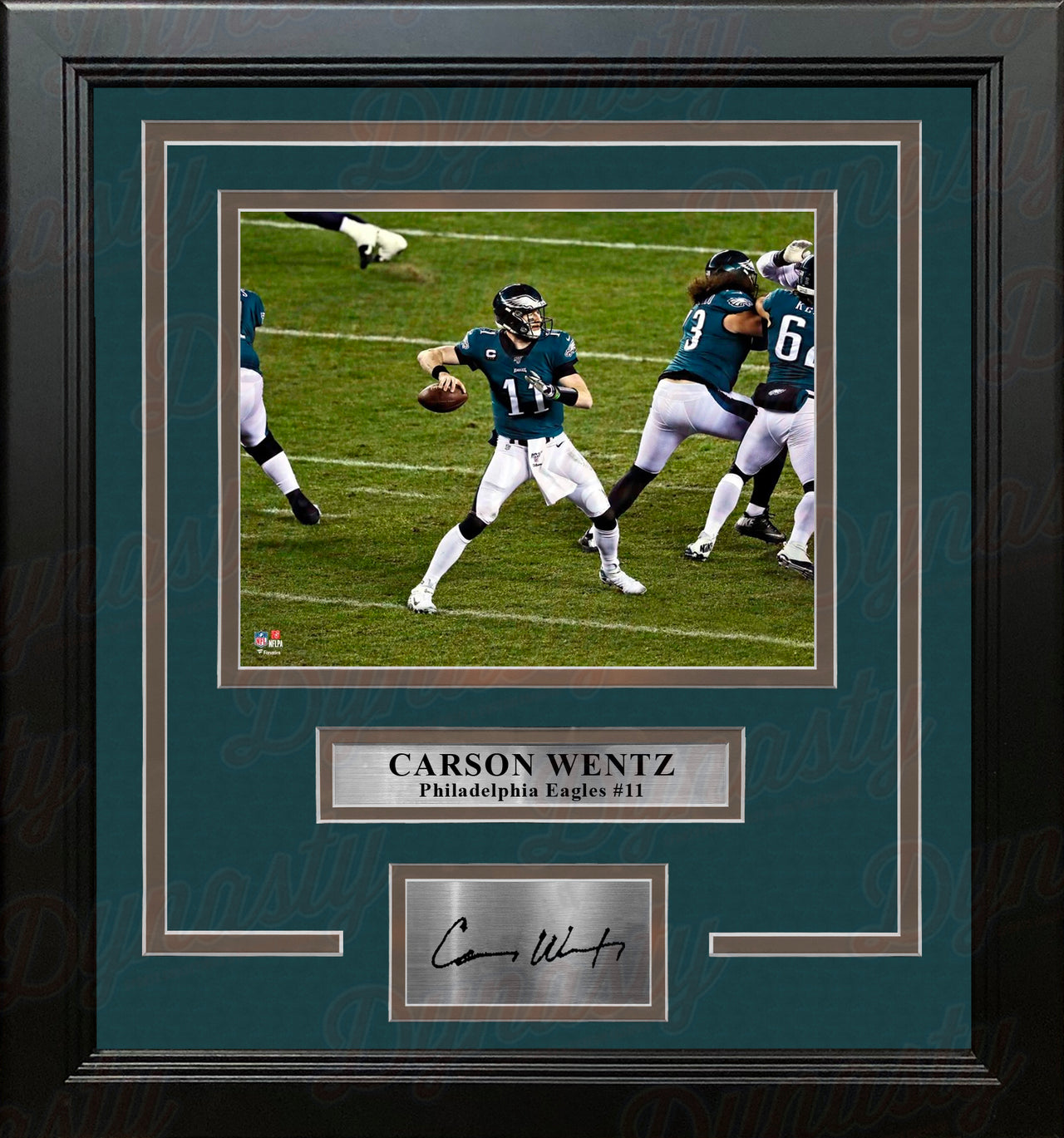 Philadelphia Eagles Nick Foles Carson Wentz Football Portrait 