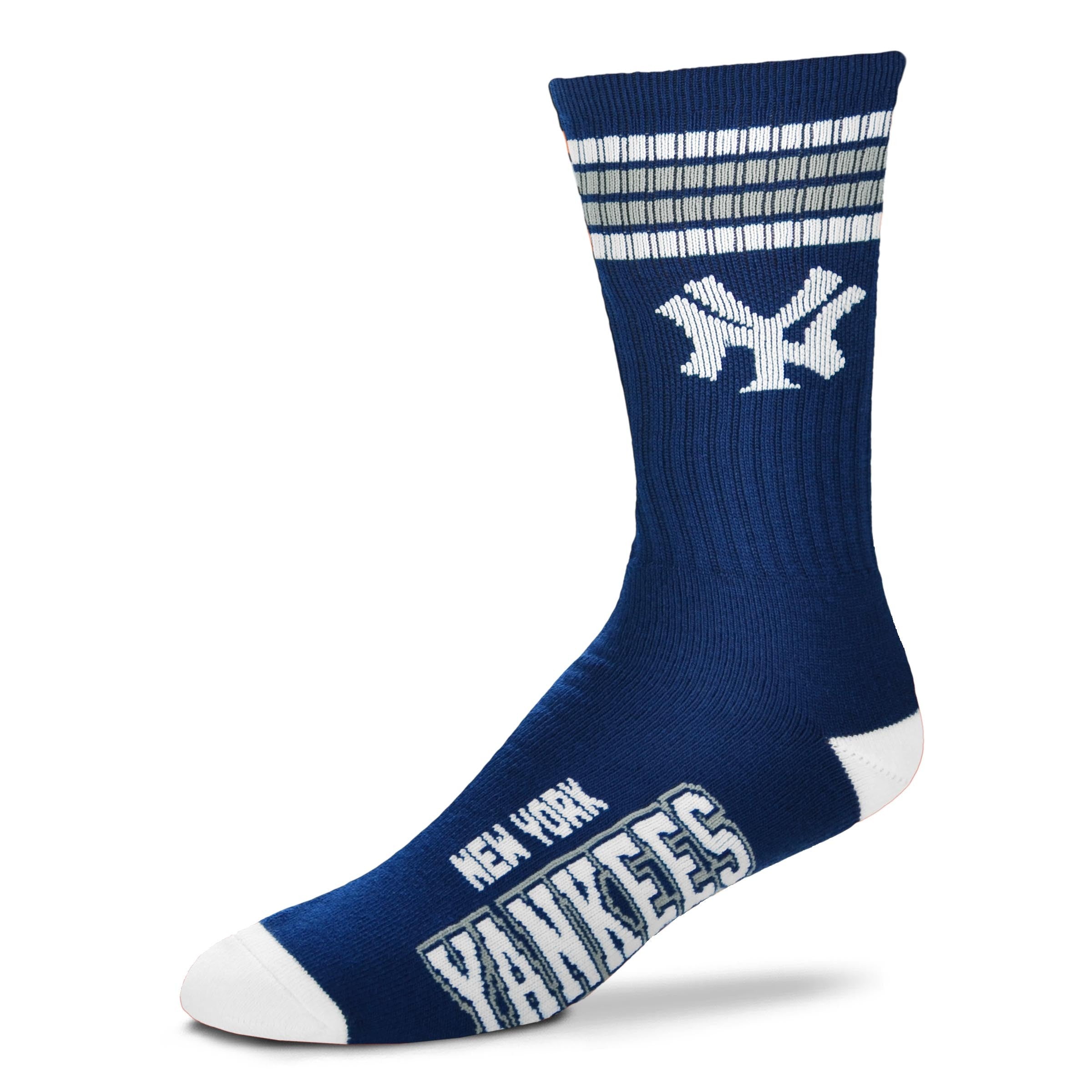 New York Yankees Men&amp;#39;s 4 Stripe Deuce Socks | Dynasty Sports &amp; Framing
