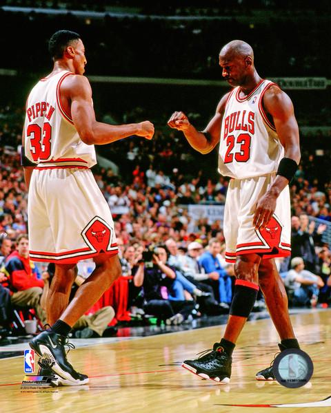 Bulls Michael Jordan & Scottie Pippen Photo | NBA Sports Memorabilia ...