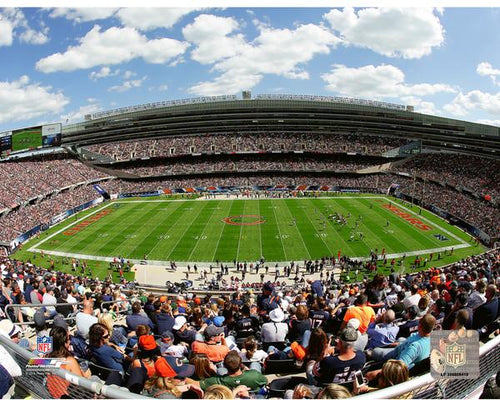 Chicago Bears - End Zone - Deluxe Frame