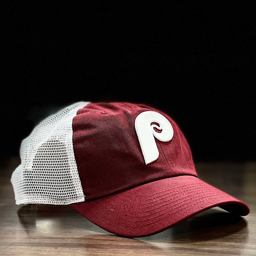 Philadelphia Phillies Cooperstown Core Flex Hat - Burgundy