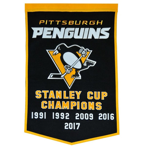 Pittsburgh Penguins Heritage History Banner Pennant
