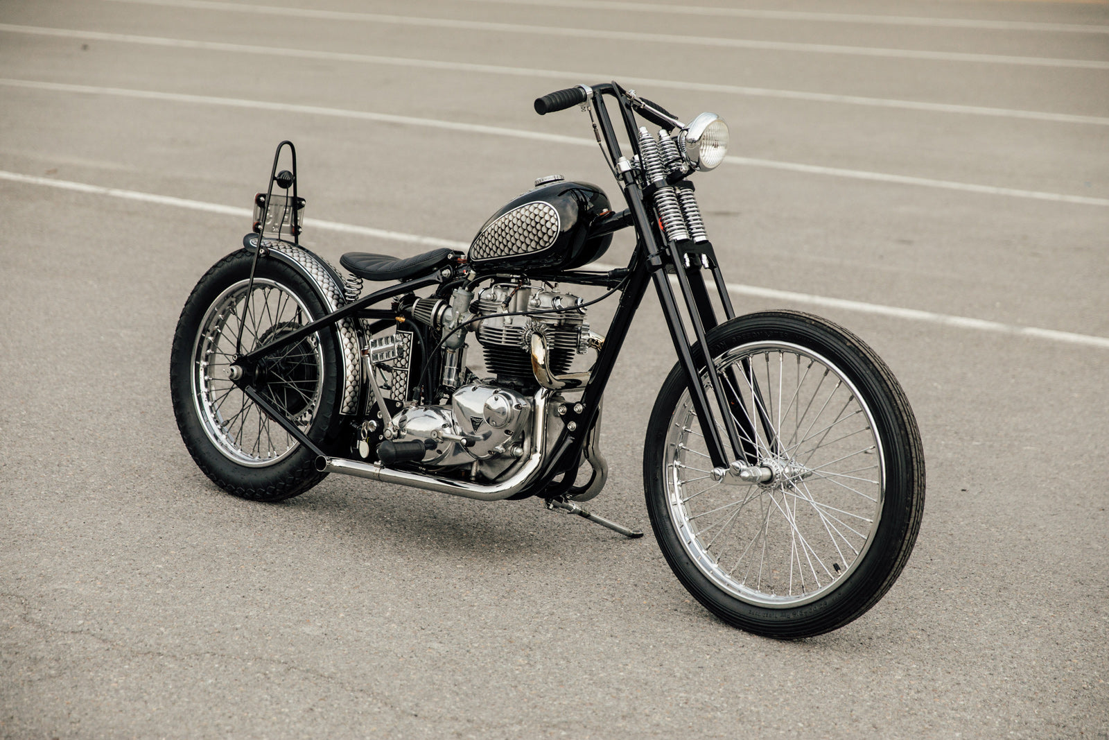 Glory Daze Motorcycle Show Pittsburgh Brian Petronchak Triumph TR6 Bobber