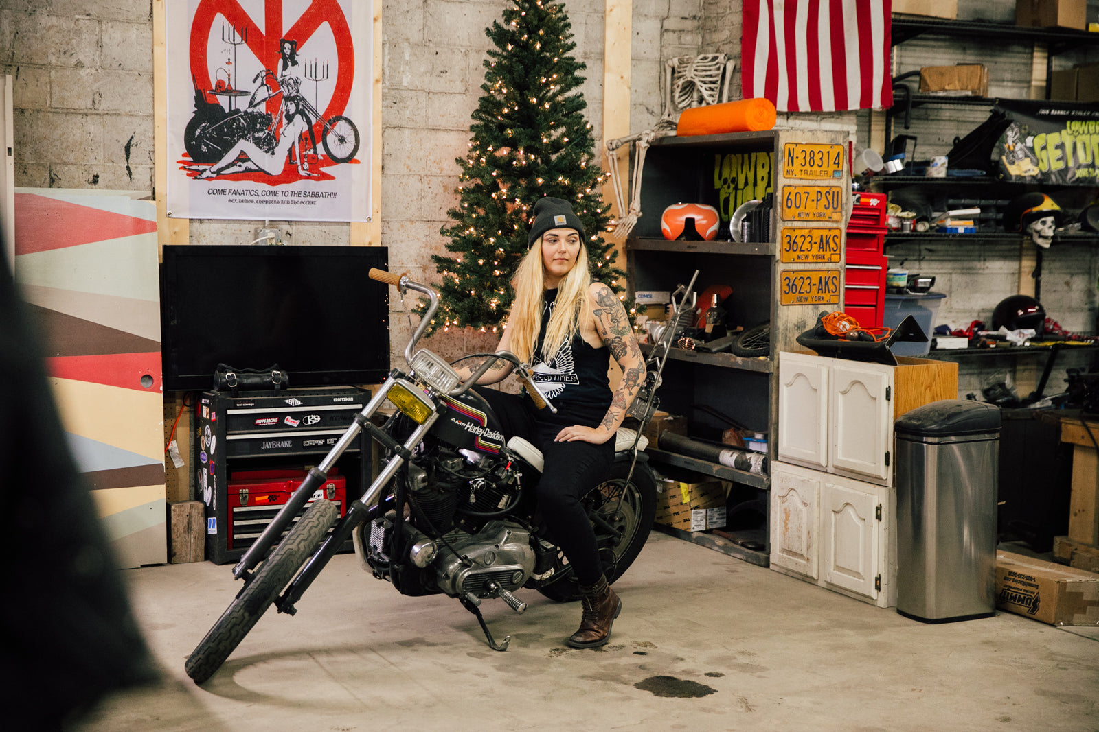 Glory Daze Motorcycle Show Pittsburgh Erin Fitzgerald Harley-Davidson Ironhead Chopper