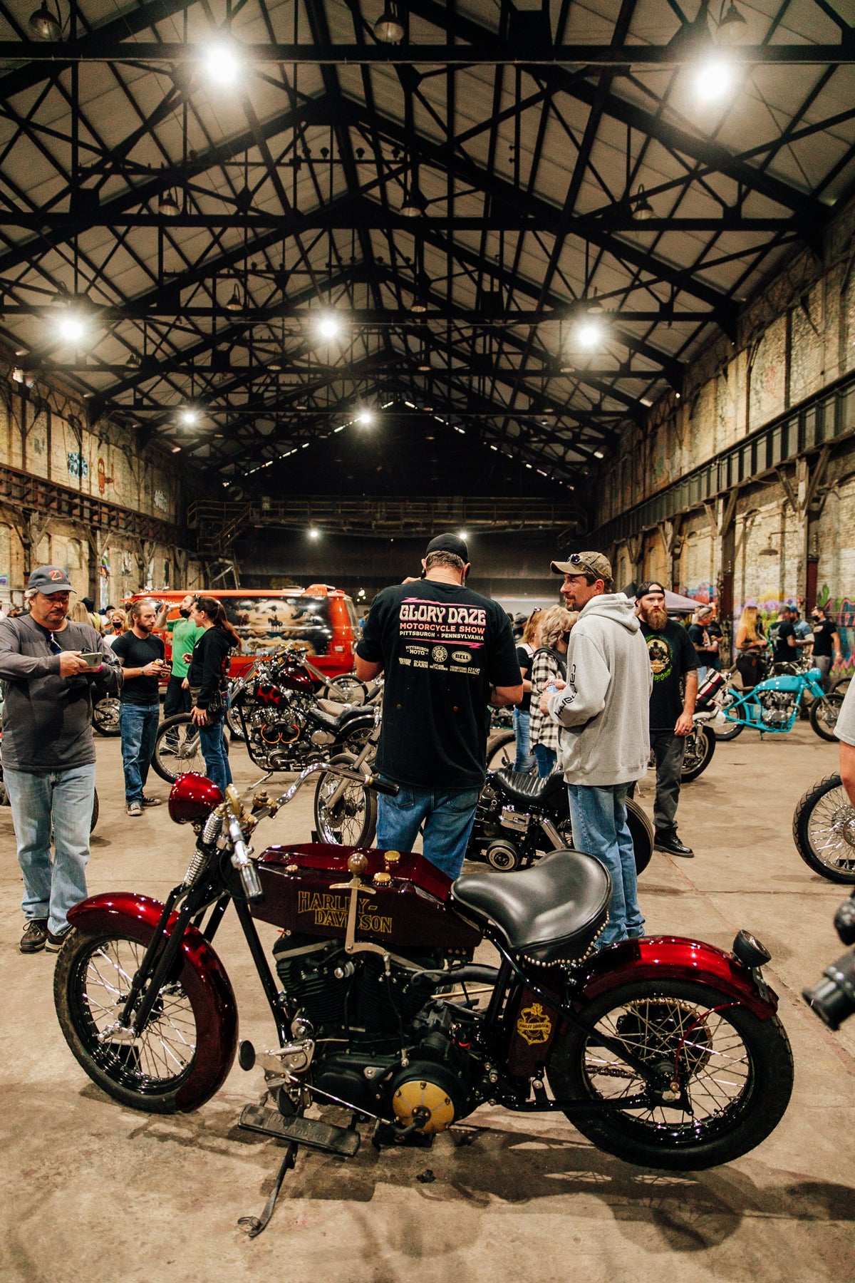 Glory Daze Vintage Custom Motorcycle Chopper Show Pittsburgh PA 2021