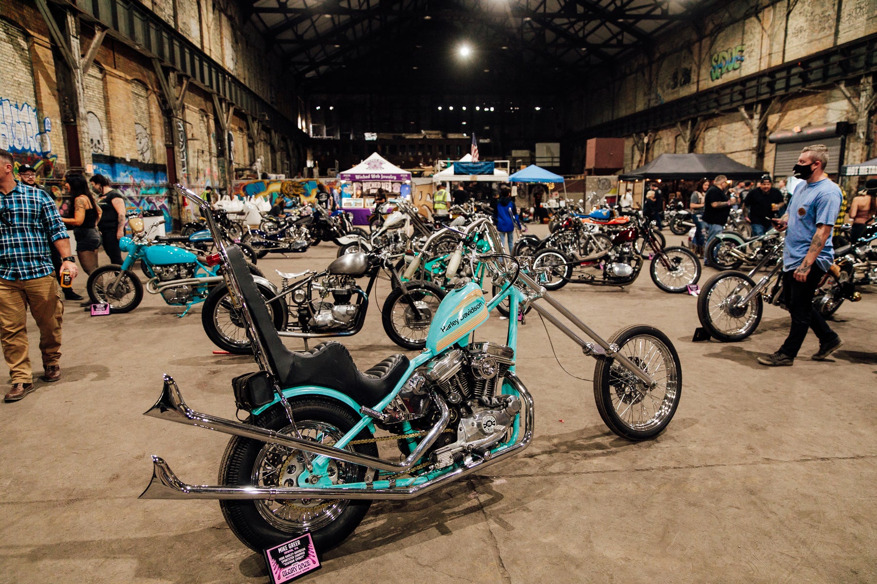 Glory Daze Vintage Custom Motorcycle Chopper Show Pittsburgh PA 2021