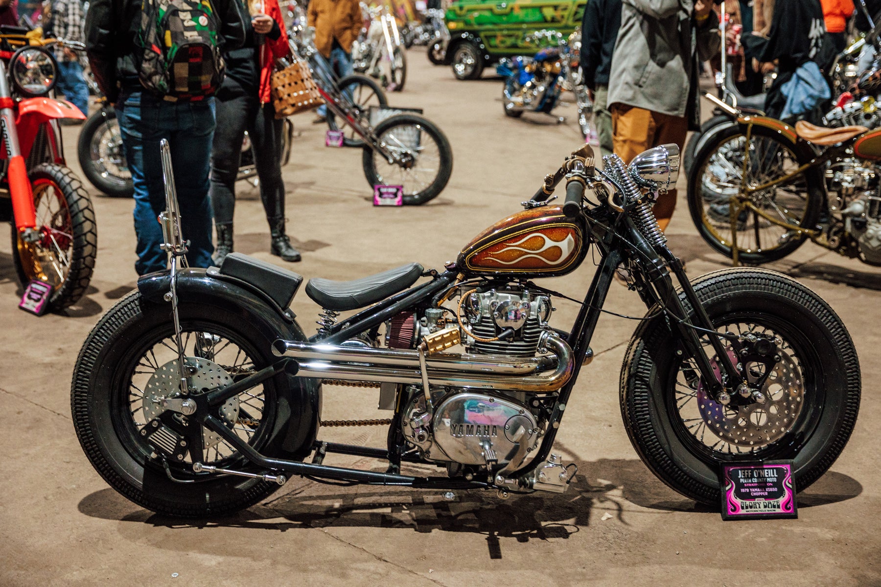 Glory Daze Vintage Custom Motorcycle Chopper Show Pittsburgh PA 2023