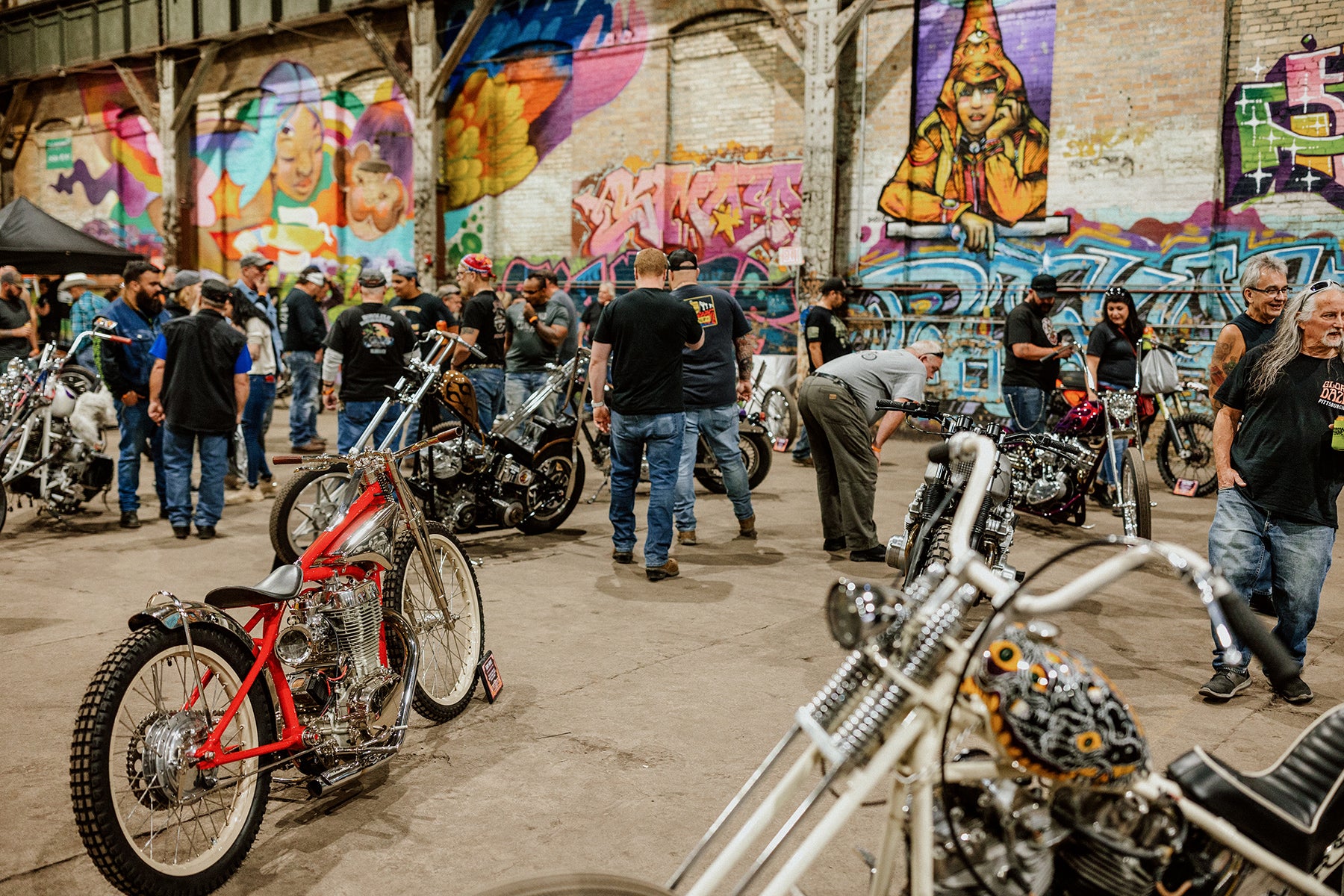 Glory Daze Vintage Custom Motorcycle Chopper Show Pittsburgh PA 2022