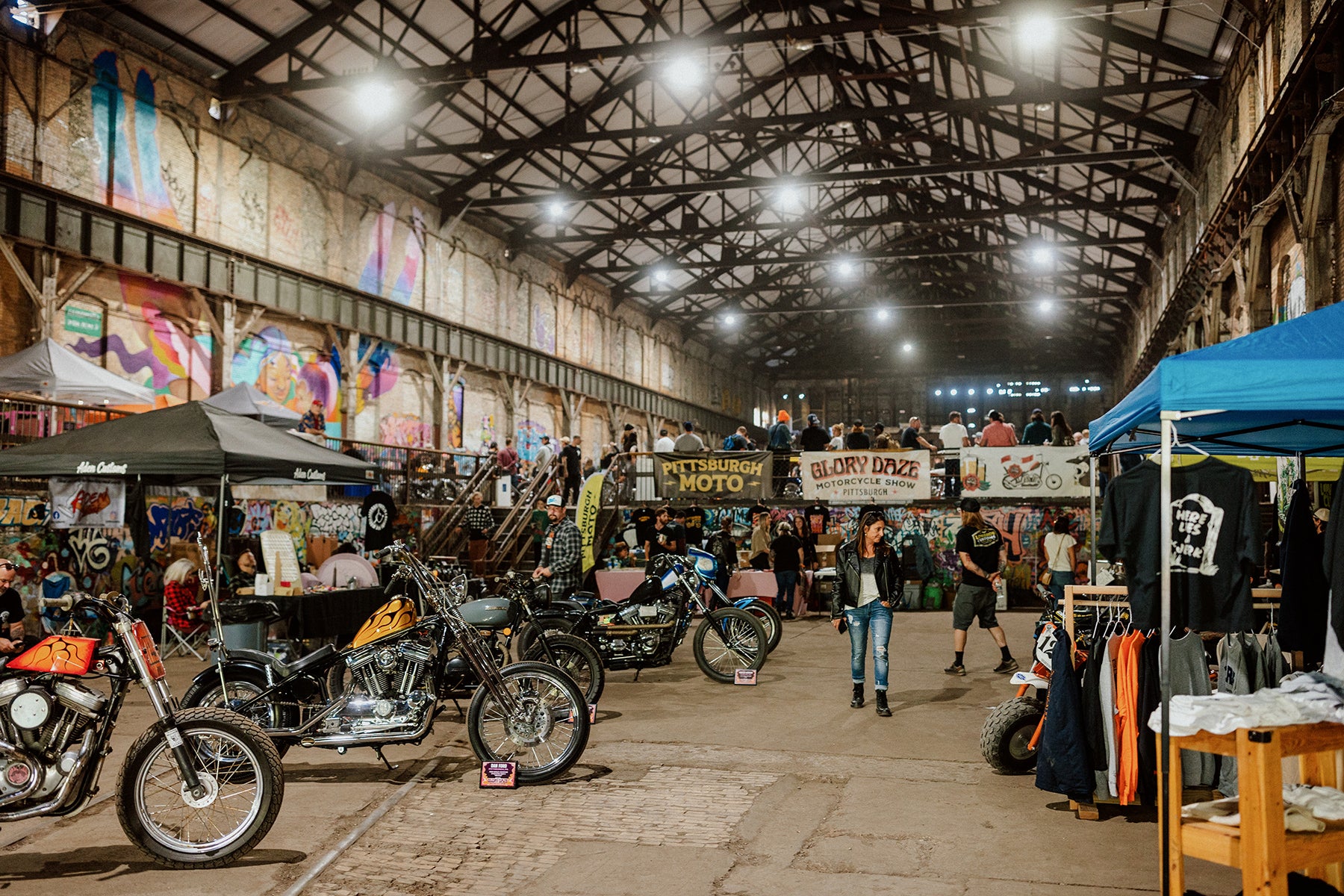 Glory Daze Vintage Custom Motorcycle Chopper Show Pittsburgh PA 2022