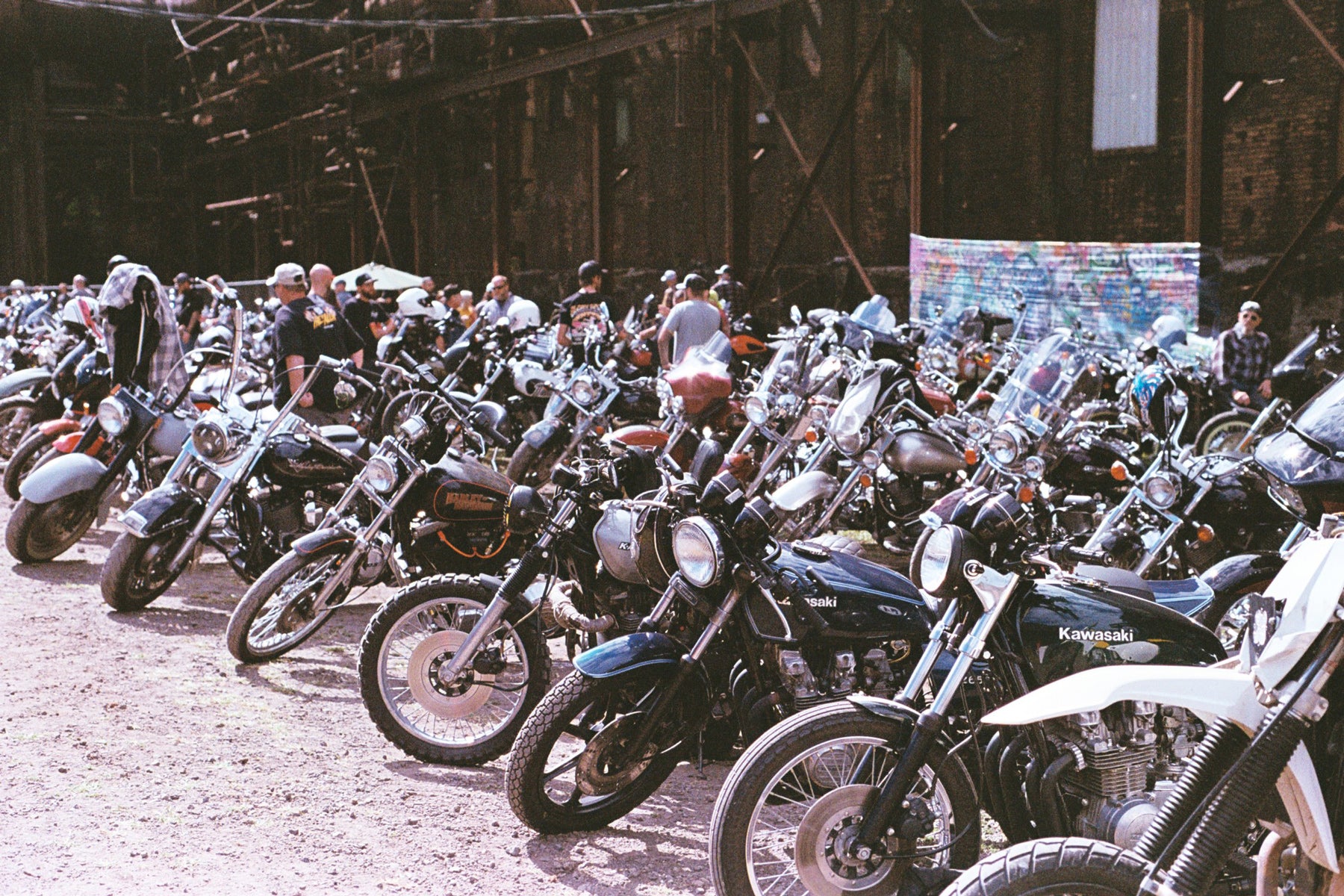 Glory Daze Motorcycle Show Pittsburgh 35mm film photos