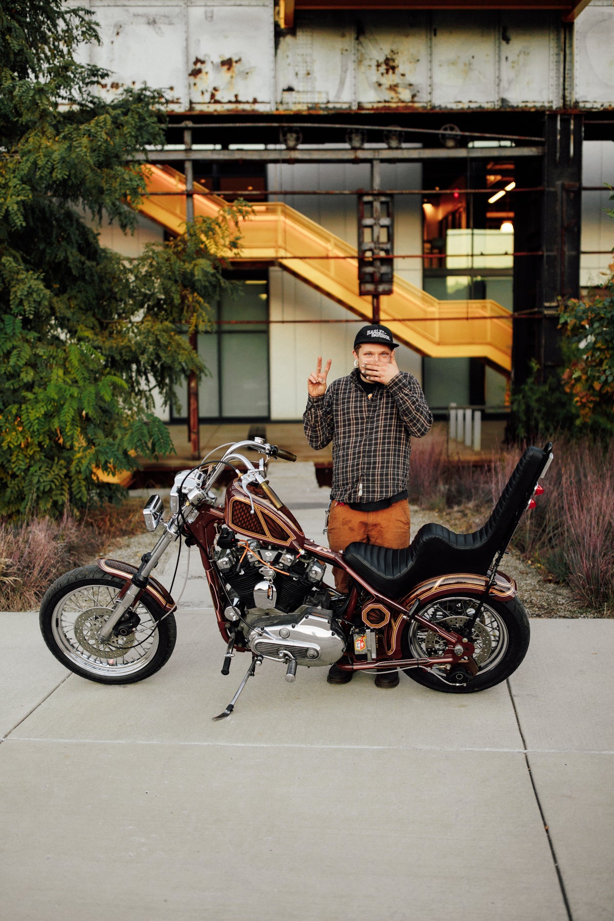 Glory Daze Motorcycle Show Pittsburgh Raymond Karhut Harley-Davidson Ironhead Sportster Chopper