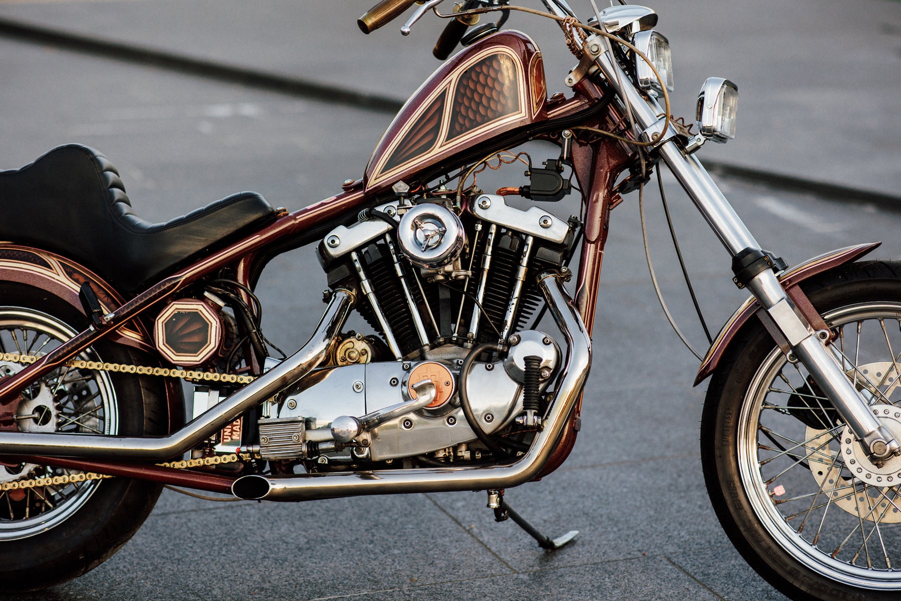 Glory Daze Motorcycle Show Pittsburgh Raymond Karhut Harley-Davidson Ironhead Sportster Chopper