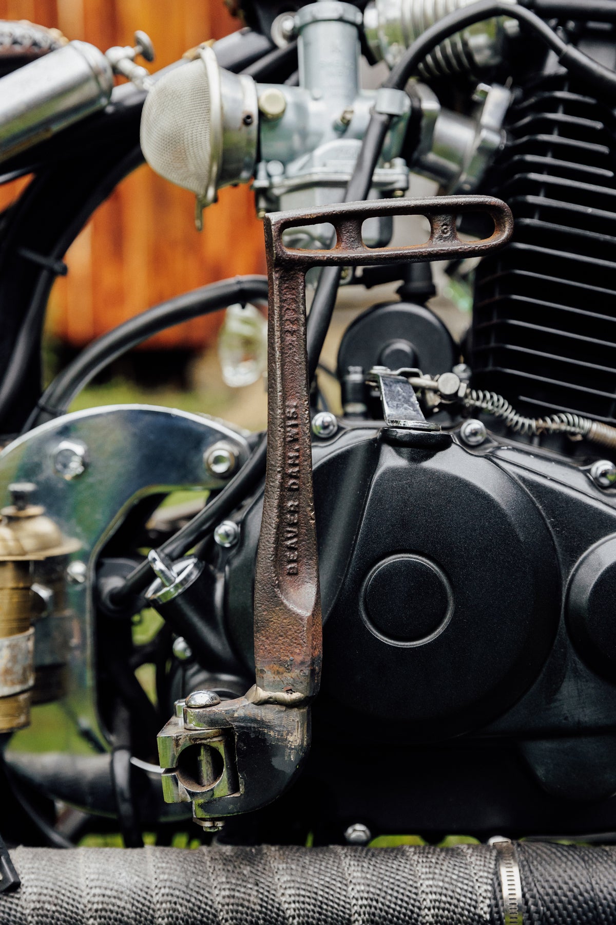Kikker Hardknock motorcycle custom bobber steampunk Jerry McGinty Glory Daze Pittsburgh