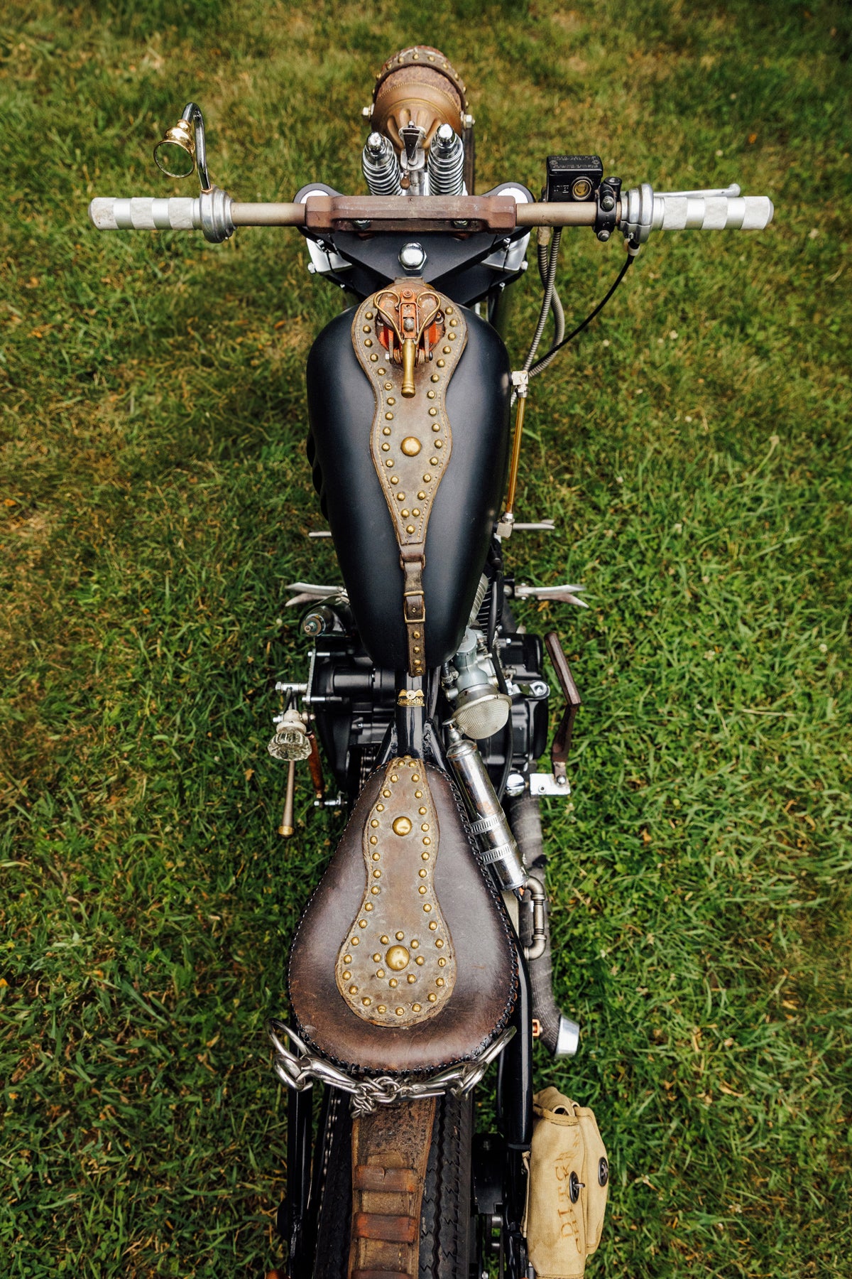 Kikker Hardknock motorcycle custom bobber steampunk Jerry McGinty Glory Daze Pittsburgh