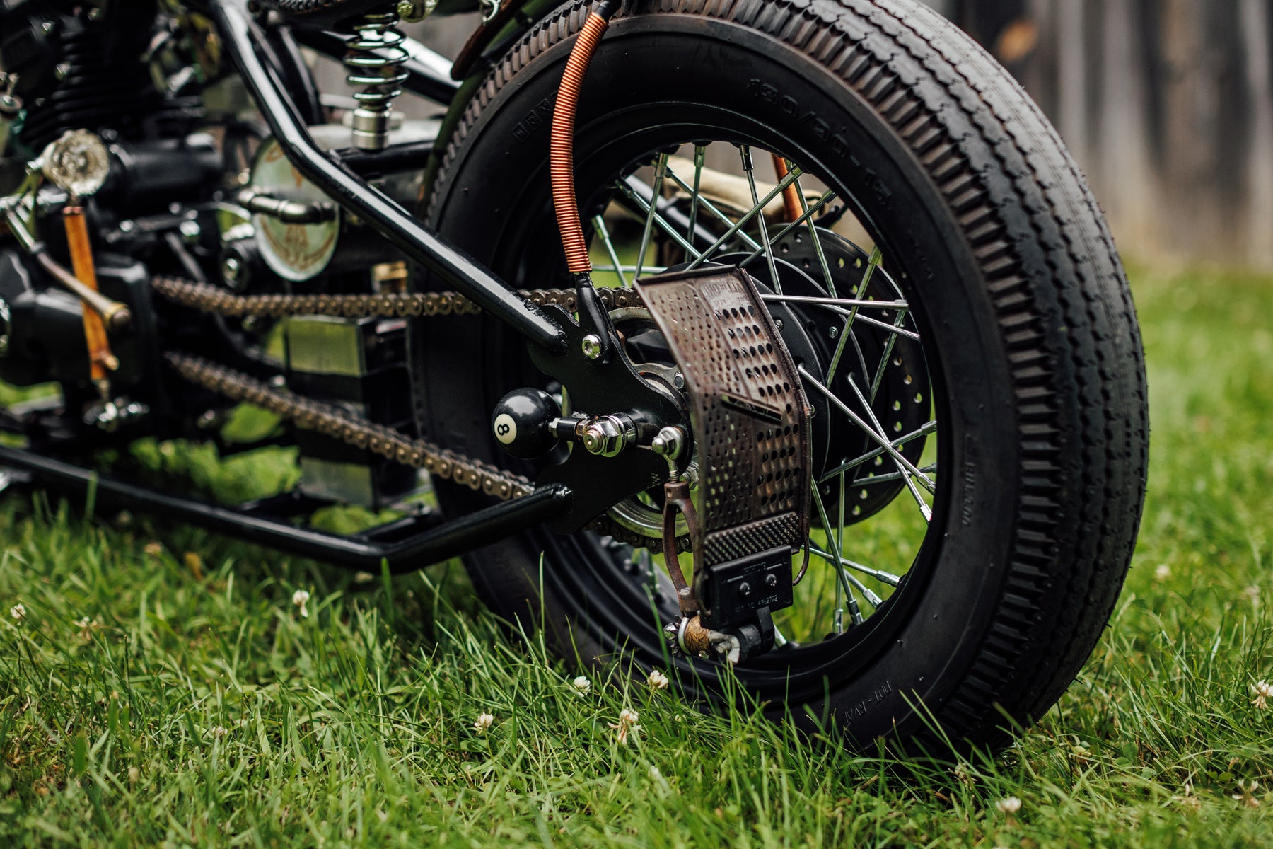 Kikker Hardknock motorcycle custom bobber steampunk Jerry McGinty Glory Daze Pittsburgh