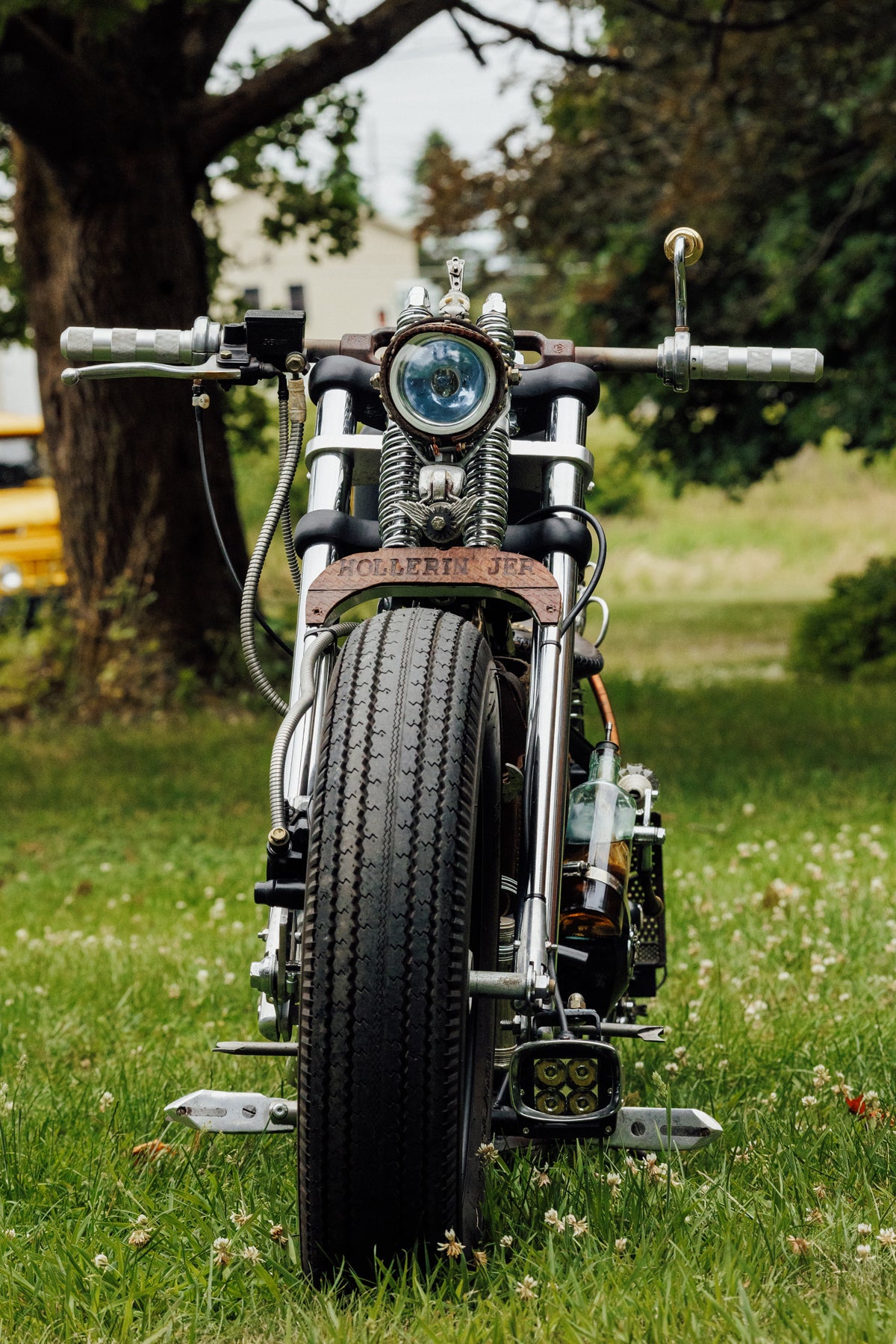 Kikker Hardknock motorcycle custom bobber steampunk Jerry McGinty Glory Daze Pittsburgh