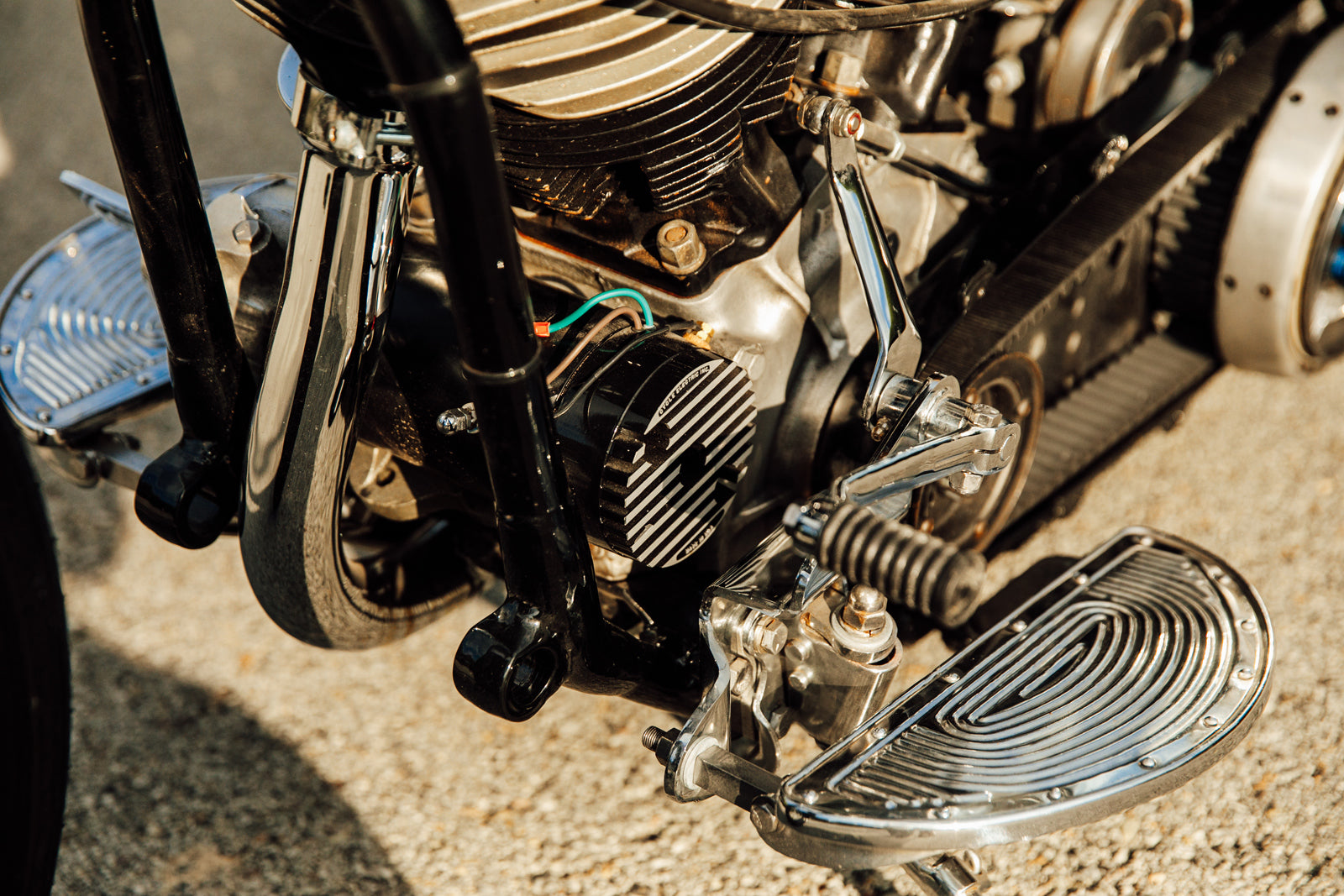 Glory Daze Motorcycle Show Pittsburgh Nick Miller 1955 Harley-Davidson FLH Panhead Chopper