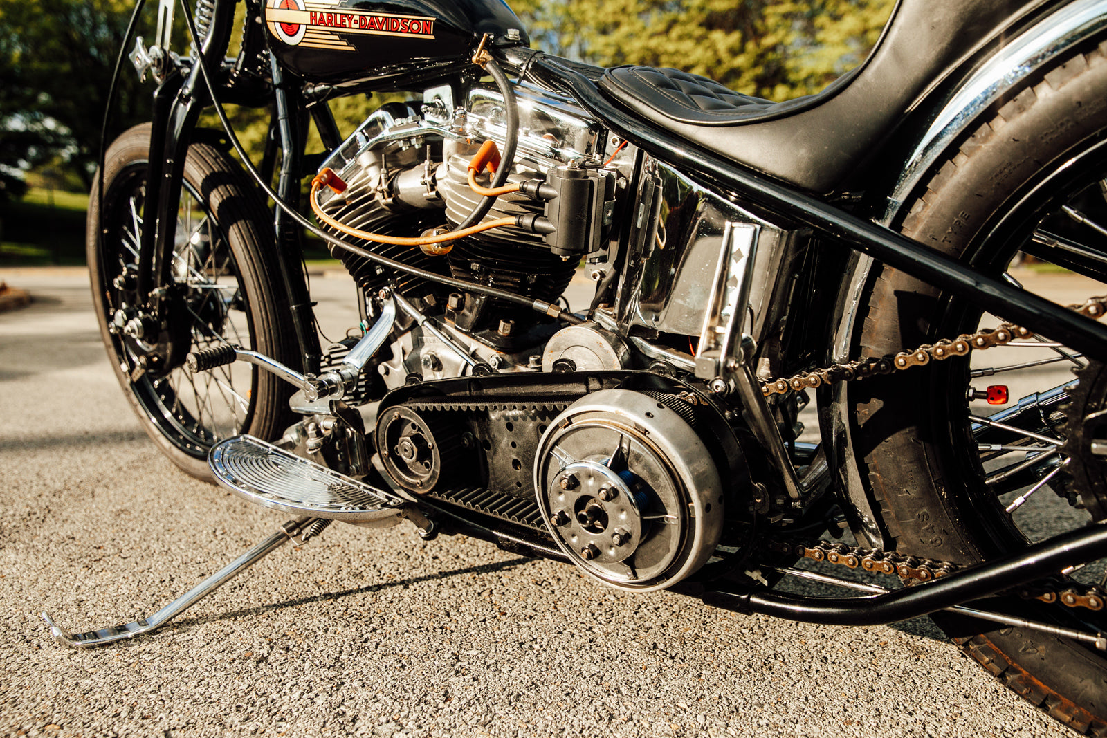 Glory Daze Motorcycle Show Pittsburgh Nick Miller 1955 Harley-Davidson FLH Panhead Chopper