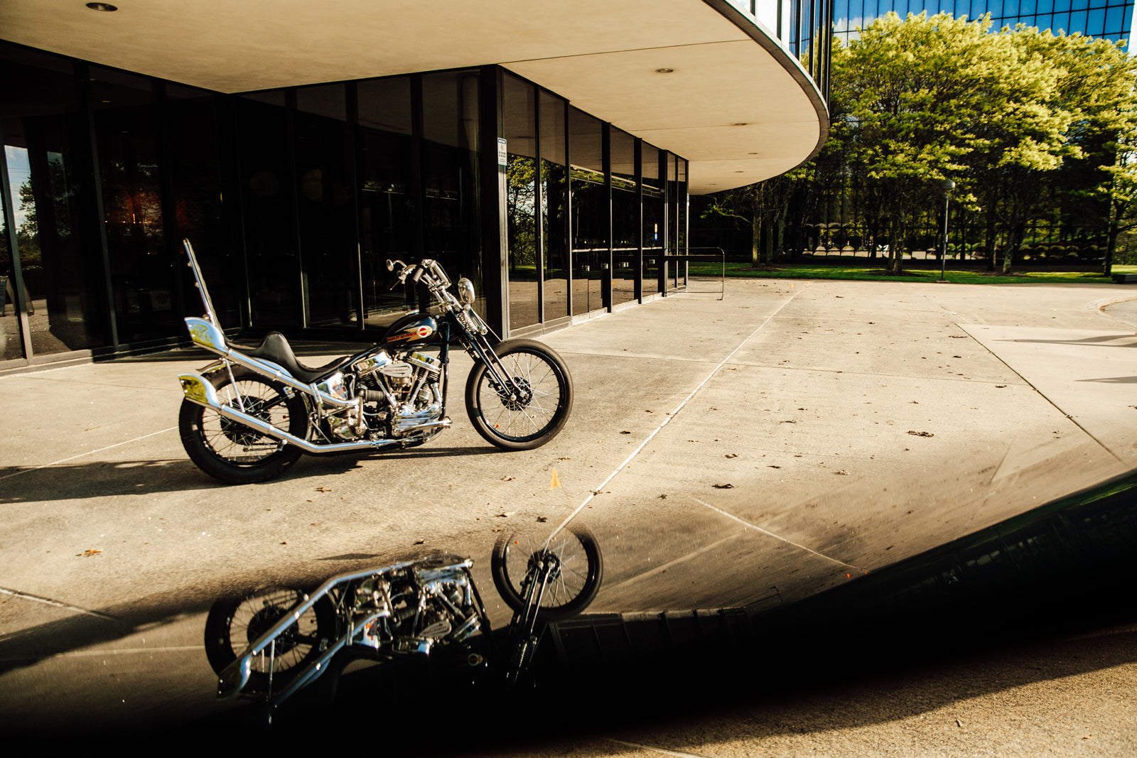 Glory Daze Motorcycle Show Pittsburgh Nick Miller 1955 Harley-Davidson FLH Panhead Chopper