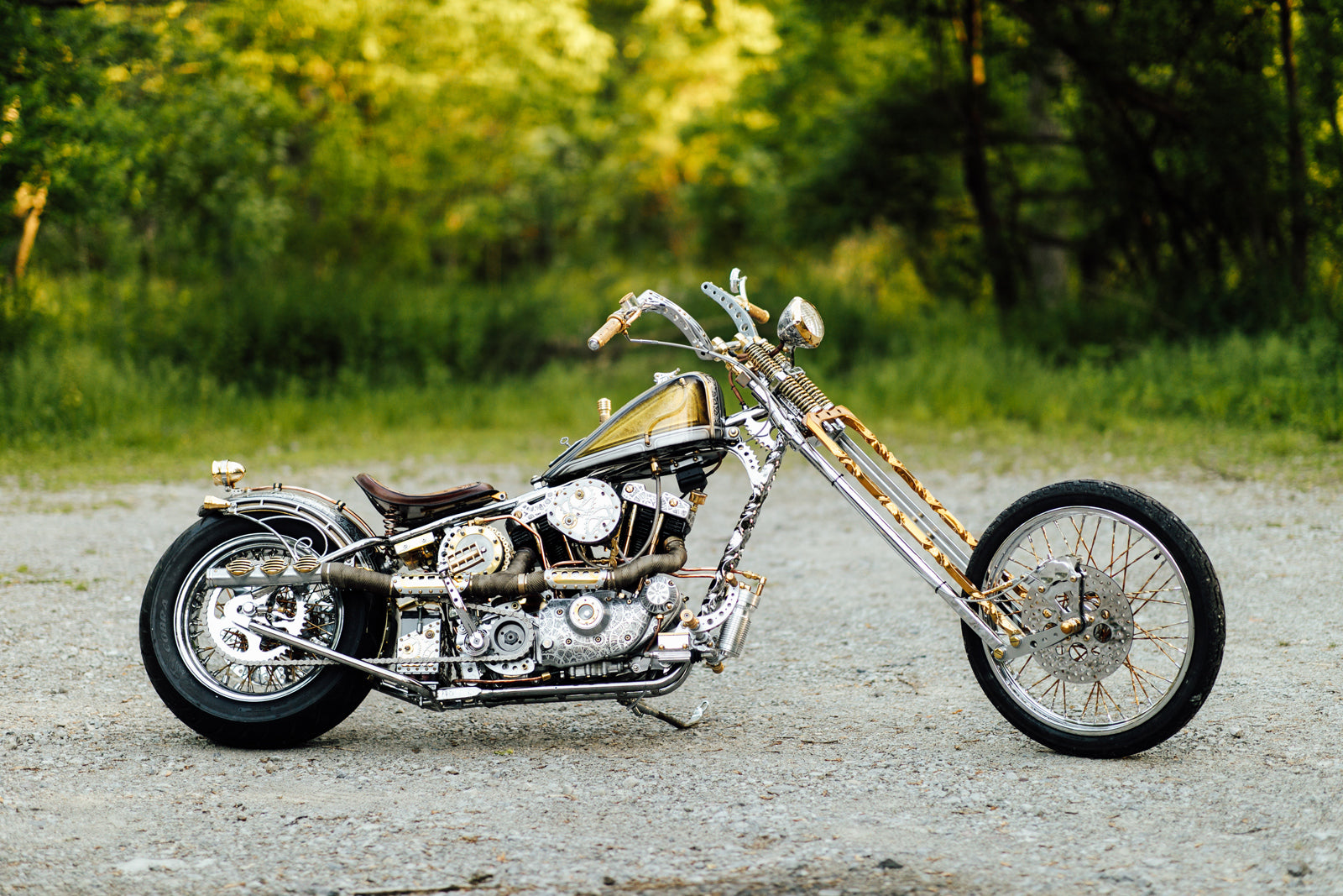 Glory Daze Motorcycle Show Pittsburgh Ray Morrow Harley-Davidson Ironhead Steampunk Chopper