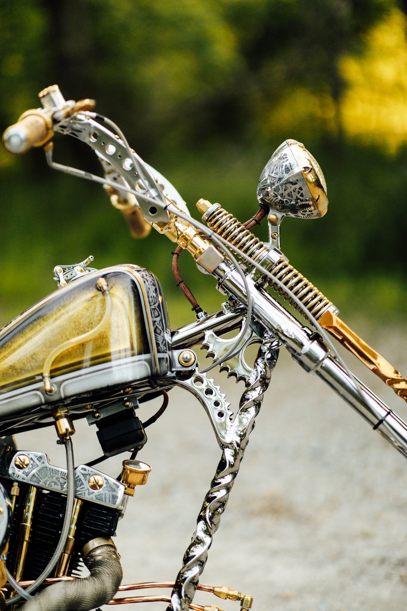 Glory Daze Motorcycle Show Pittsburgh Ray Morrow Harley-Davidson Ironhead Steampunk Chopper