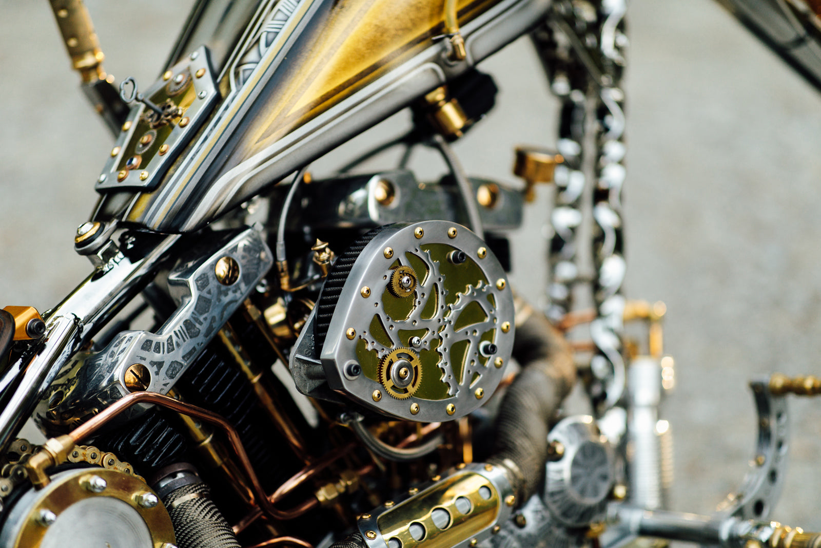 Glory Daze Motorcycle Show Pittsburgh Ray Morrow Harley-Davidson Ironhead Steampunk Chopper