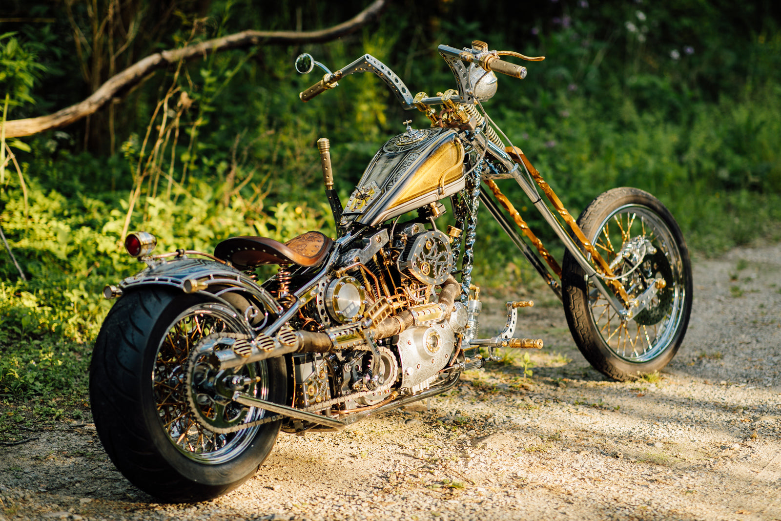 Glory Daze Motorcycle Show Pittsburgh Ray Morrow Harley-Davidson Ironhead Steampunk Chopper