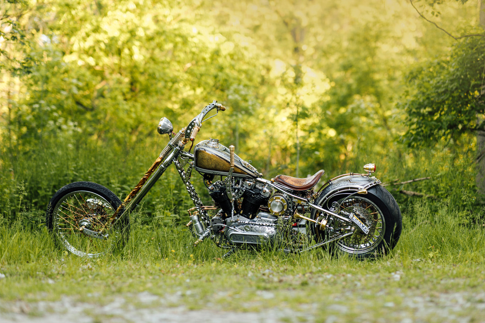 Glory Daze Motorcycle Show Pittsburgh Ray Morrow Harley-Davidson Ironhead Steampunk Chopper