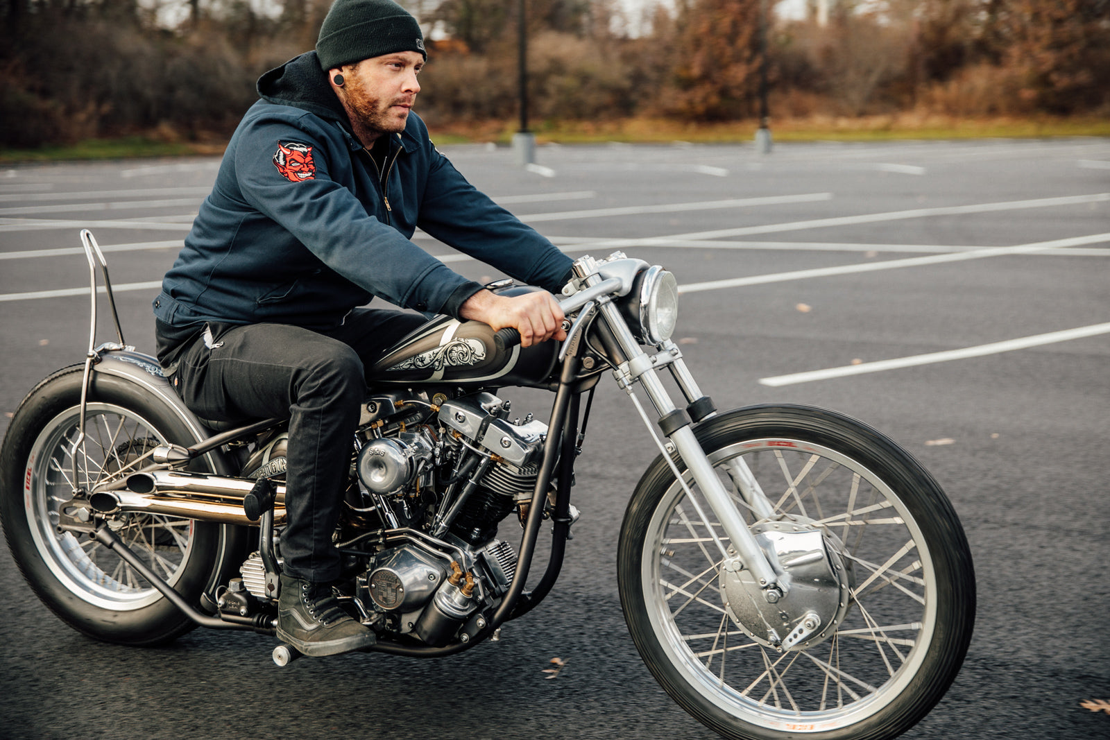 Glory Daze Motorcycle Show Pittsburgh TE Customs 1975 Harley-Davidson FXE Shovelhead Chromophobia