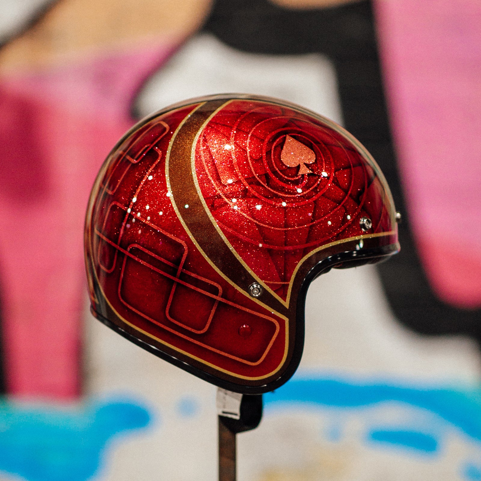 Trippy Ten helmet art show 2019 Glory Daze Pittsburgh motorcycle Bell Helmets