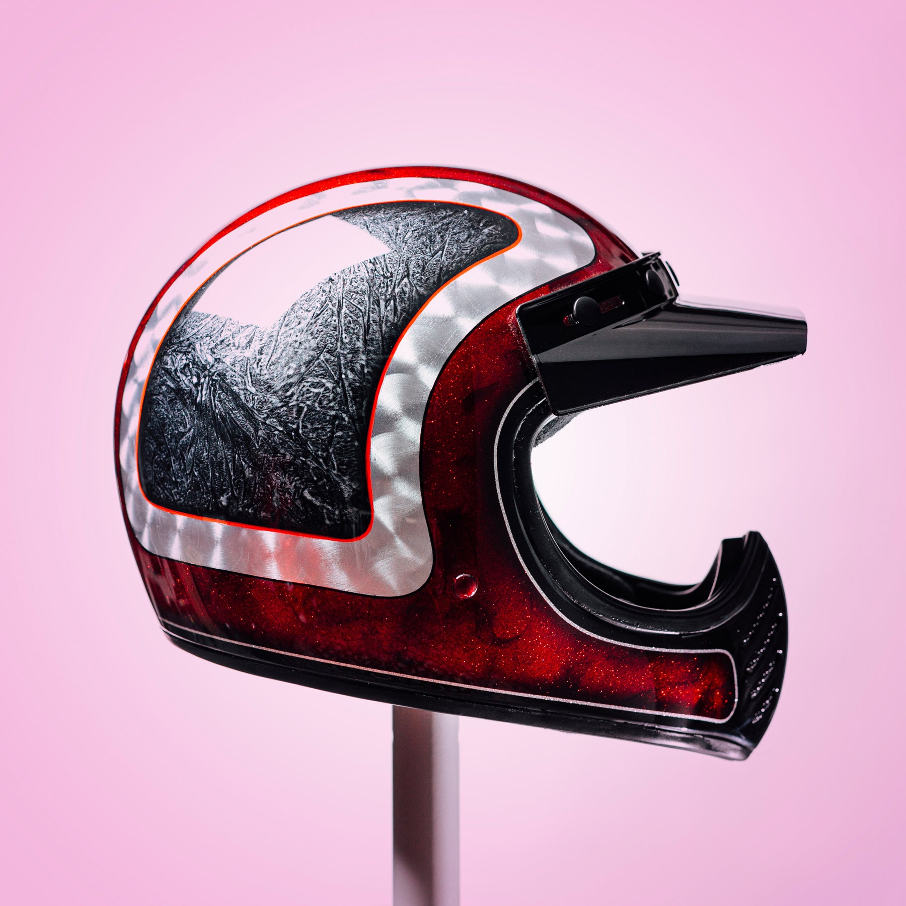 Trippy Ten helmet art show 2021 Glory Daze Pittsburgh motorcycle Bell Helmets