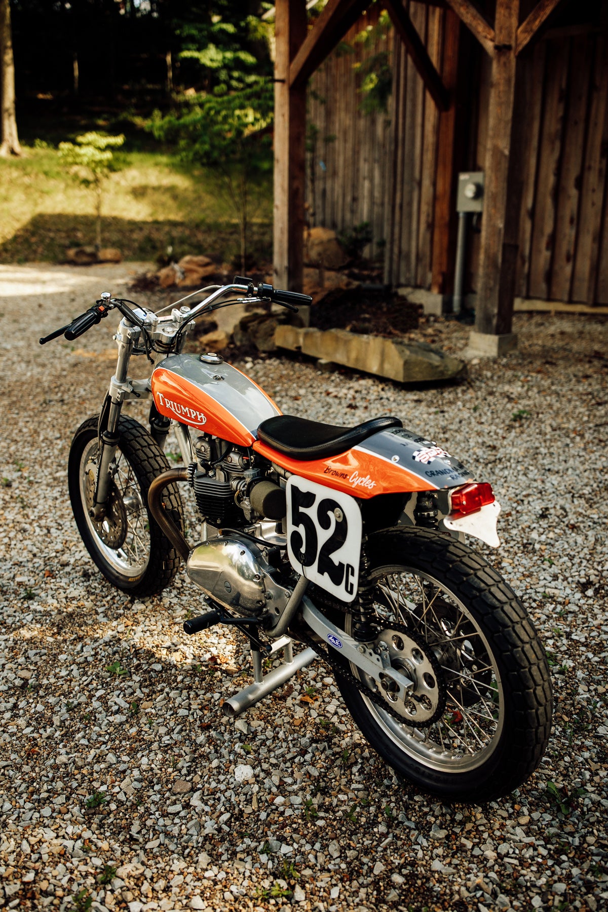 Glory Daze Motorcycle Show Pittsburgh Triumph 750 Dirt Track Racer Eddie Mulder