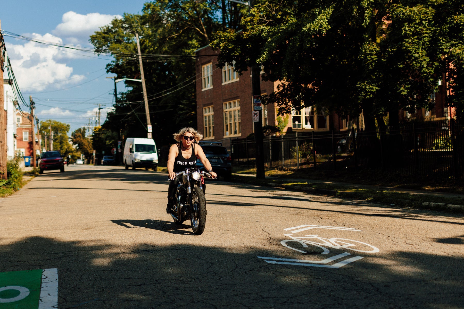 Glory Daze Motorcycle Show Pittsburgh Jessika Janene Triumph Bonneville T120 chopper bobber