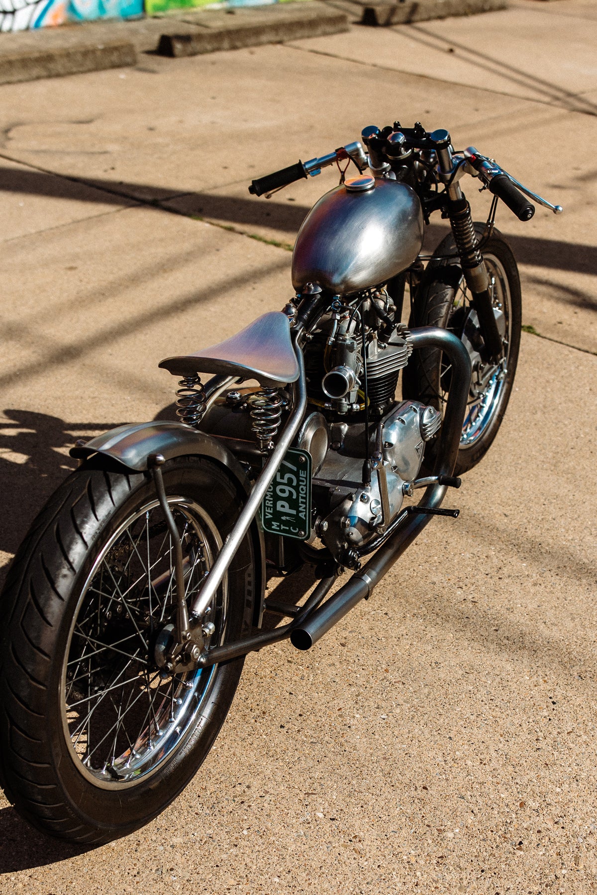 Glory Daze Motorcycle Show Pittsburgh Jessika Janene Triumph Bonneville T120 chopper bobber