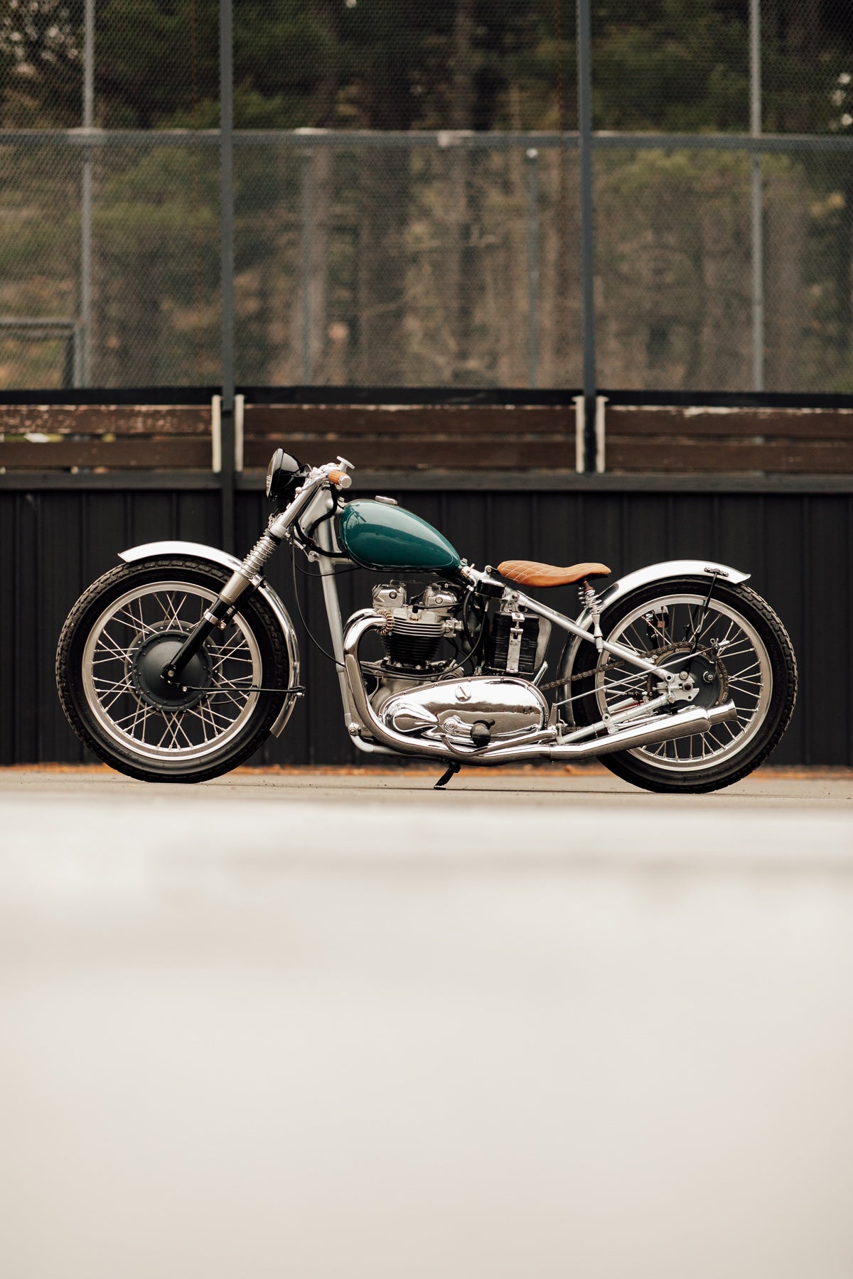 Glory Daze Motorcycle Show Pittsburgh Wichman 1952 Triumph Pre-Unit Chopper