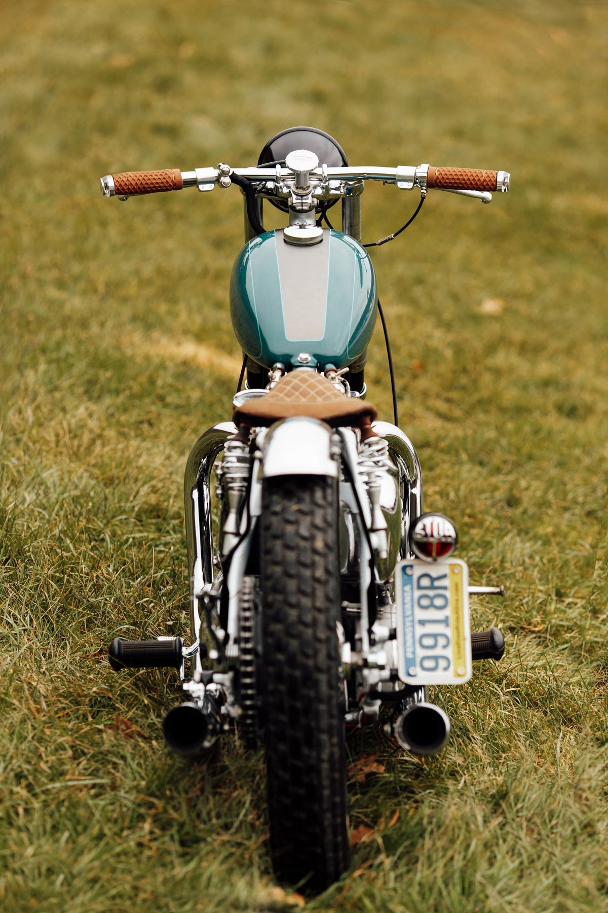 Glory Daze Motorcycle Show Pittsburgh Wichman 1952 Triumph Pre-Unit Chopper