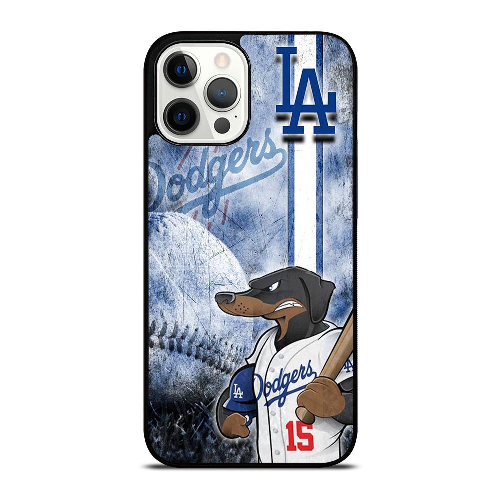 La Dodgers Dog Iphone 7 8 Plus Se X Xs Xr 11 12 13 14 Pro Max Mini Hoesje Cover Sk-68601-0