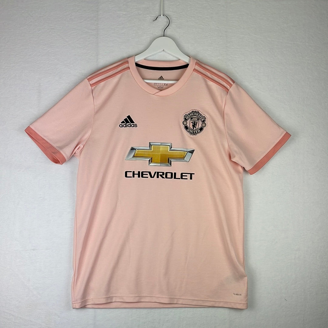 Manchester United 2018/2019 Away Shirt - Pink MUFC Shirt - Adidas ...