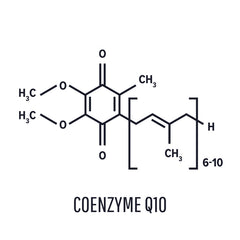 Molecular structure of coenzyme-Q10