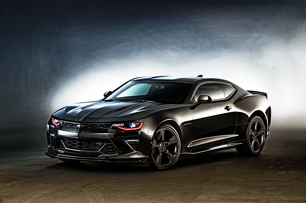 Car Poster of Chevrolet Camaro Black Premium Glossy Wall Decor Wall Ar –  Timeless Reel