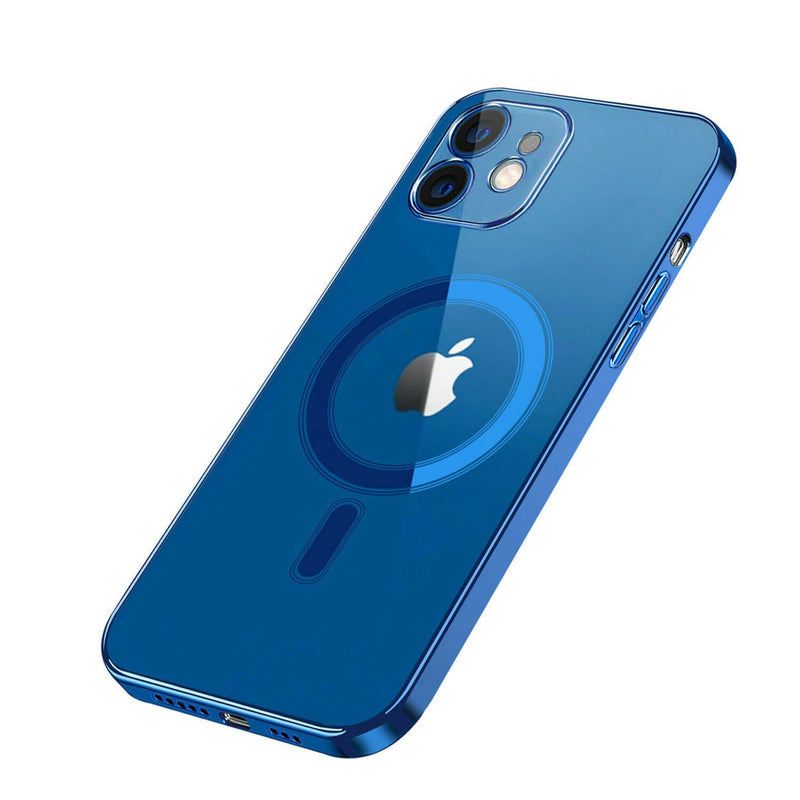 Tough On iPhone 12 MagSafe Slim TPU Case Blue