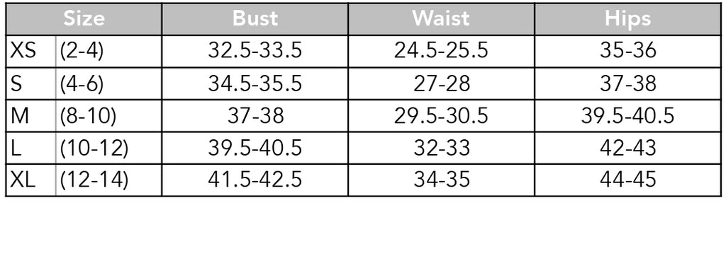 Size Chart – Helsi