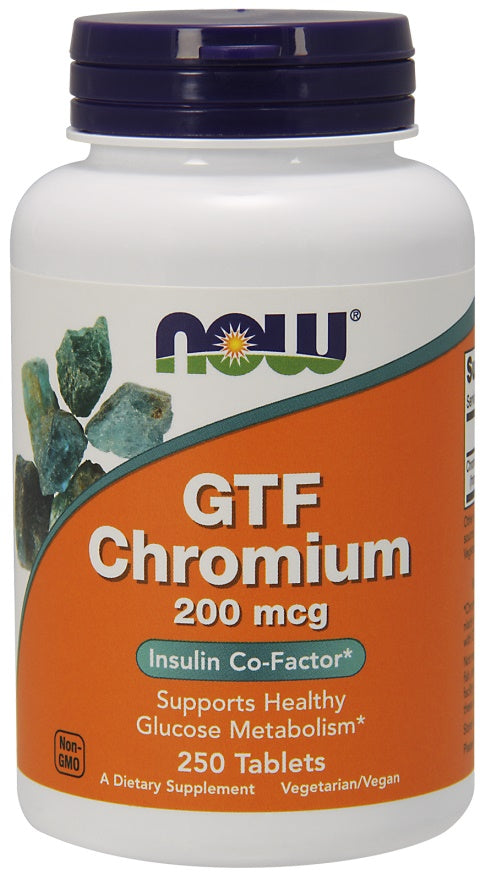 GTF Chromium, 200mcg - 250 tabs - Dennis the Chemist