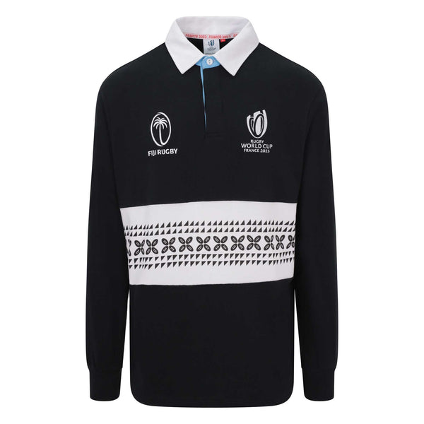 Fiji Sweatshirt Custom Fiji Rugby X RWC 2023 Flying Fijians Supporter Poly Tribal  Jersey