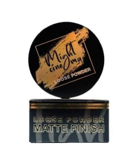 Might Cinema Loose Powder Matte Finish With Sponge - NO : 101