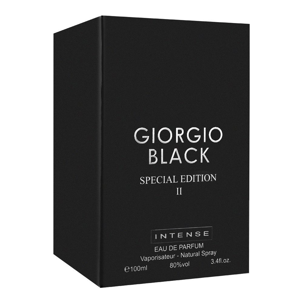 Black Special Edition ii by Giorgio for Men - Eau de Parfum 100ml